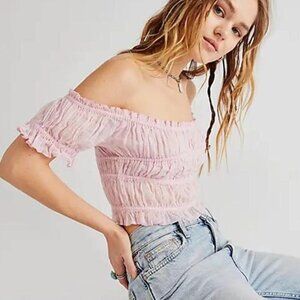 FP One Cheri Top size XS in Pink Petal